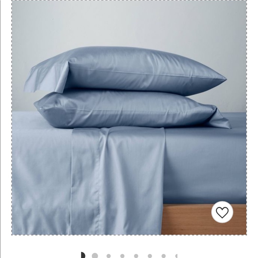 Casaluna 250 thread count from Target King flat & fitted with 2 pillow cases